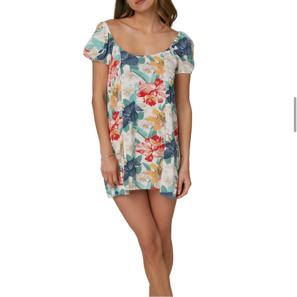 O'Neill Amalina Floral Print Minidress